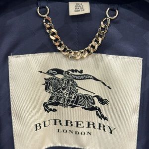 Burberry navy blue jacket